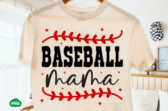 Baseball Mama SVG: Sports Mom PNG Shirt Design