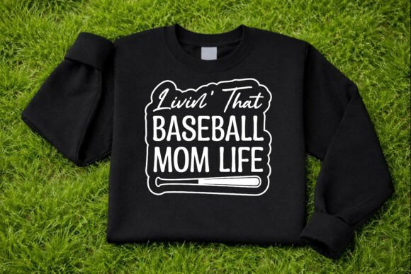 Baseball Mom Life SVG Design: A Real Embroidery Test
