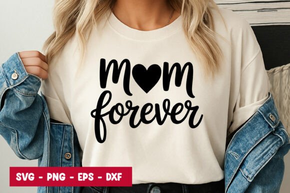 Mom Forever Script SVG PNG
