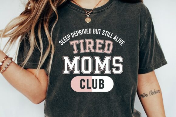 Mom Life Shirt SVG for Real Embroidery Projects
