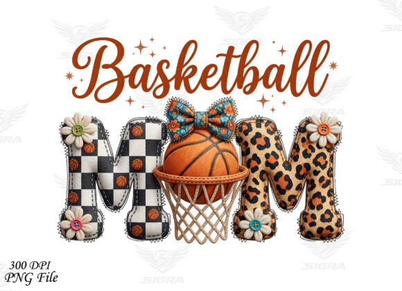 Retro Basketball SVG, Basketball Mom PNG