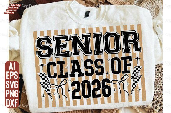 Senior Class of 2026 SVG, Graduation PNG