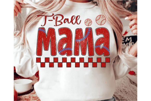 T-ball Mama Baseball SVG, Baseball Mom PN